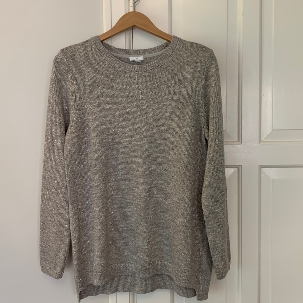 *NWT* J. Jill Zinc Shimmer High Low Sweater in Medium